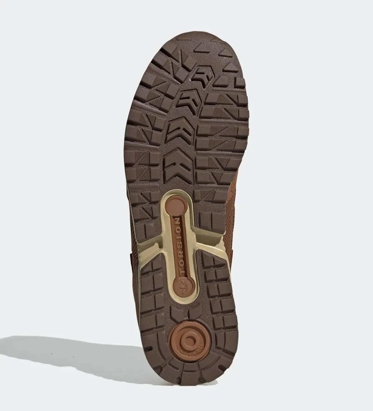 砂金(10) adidas ZX 8000 Gore-Tex Spikeless Golf Trace Brown Men's